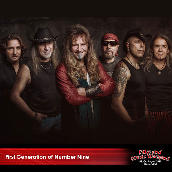 First Generation of Number Nine_Bike and Music Weekend 2019_Eventzentrum Strohofer Geiselwind