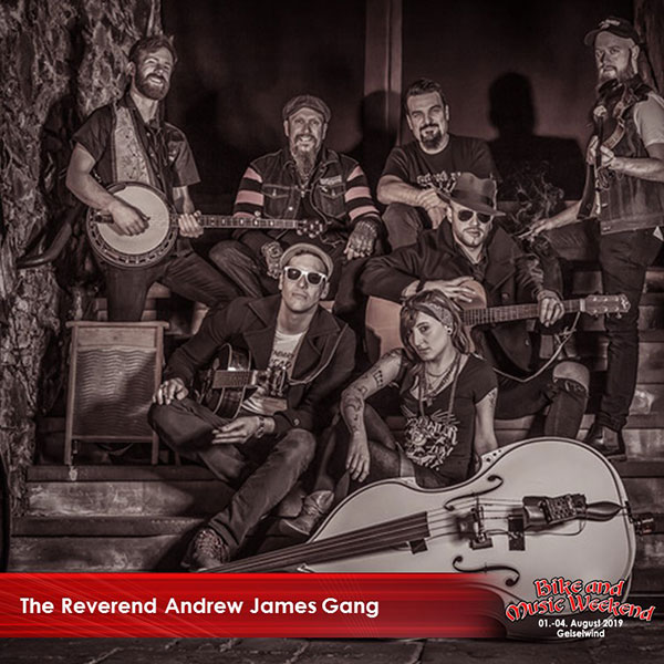 The Reverend Andrew James Gang_Bike and Music Weekend 2019_Eventzentrum Strohofer Geiselwind