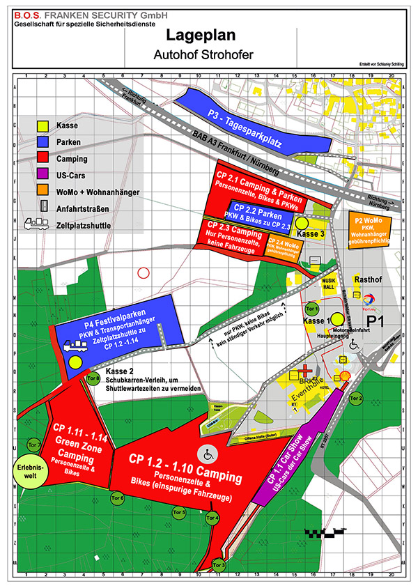Lageplan Bike and Music Weekend 2017