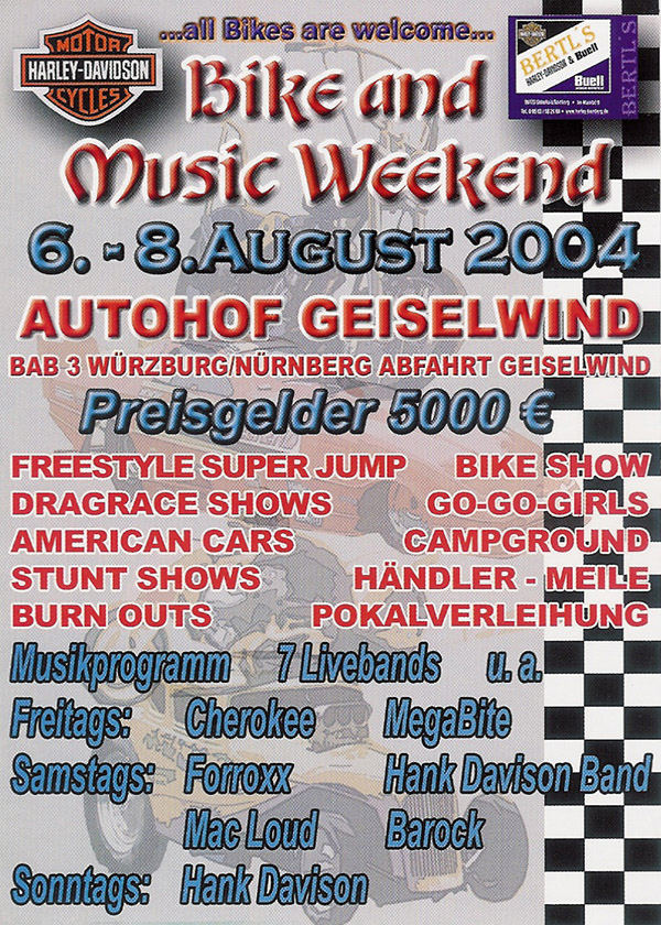 Bike and Music Weekend 2004 Geiselwind