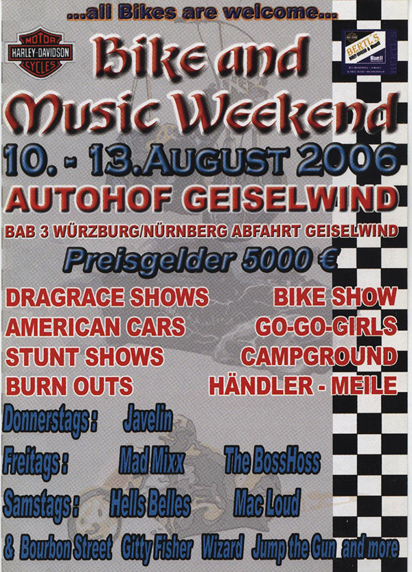 Bike and Music Weekend 2006 Geiselwind