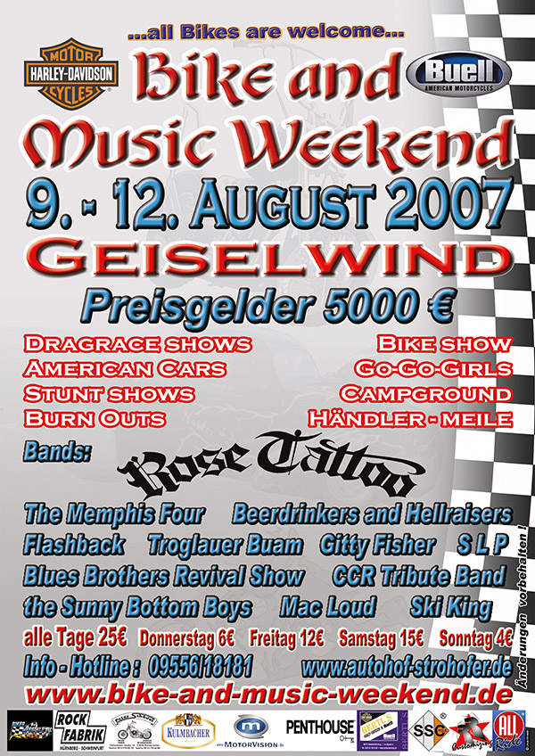 Bike and Music Weekend 2007 Geiselwind