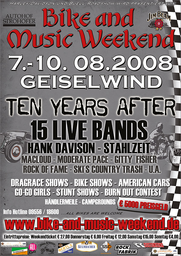 Bike and Music Weekend 2008 Geiselwind
