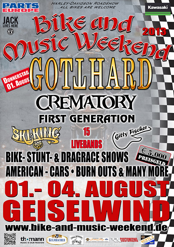 Bike and Music Weekend 2013 Geiselwind